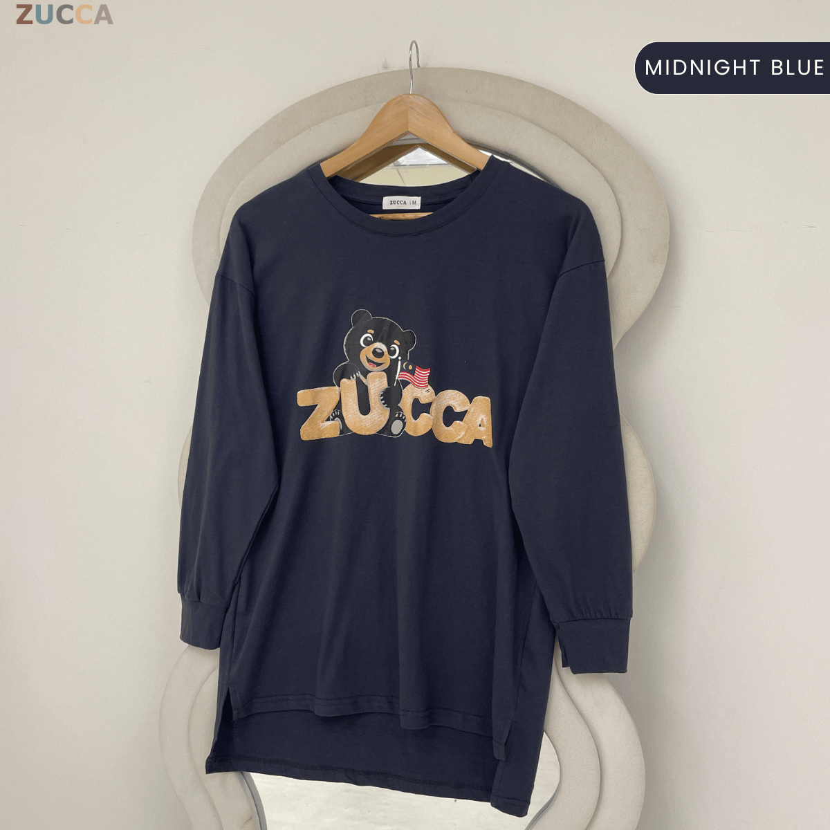 ZUCCA NARISA PATRIOT BEAR CASUAL TOP-MA267