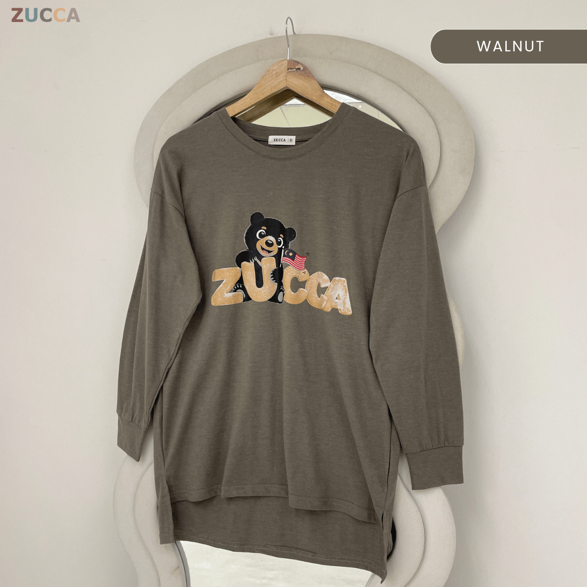 ZUCCA NARISA PATRIOT BEAR CASUAL TOP-MA267