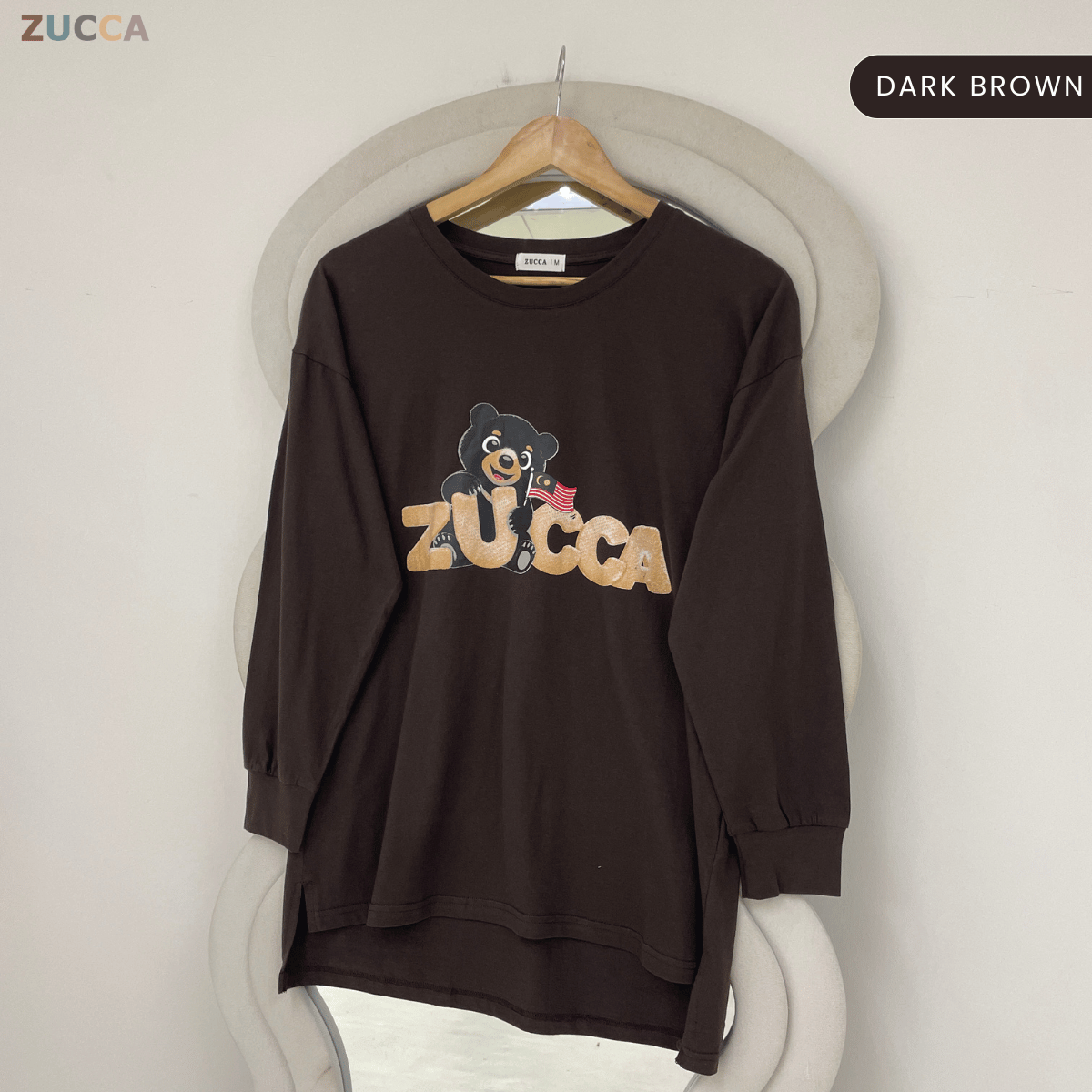ZUCCA NARISA PATRIOT BEAR CASUAL TOP-MA267