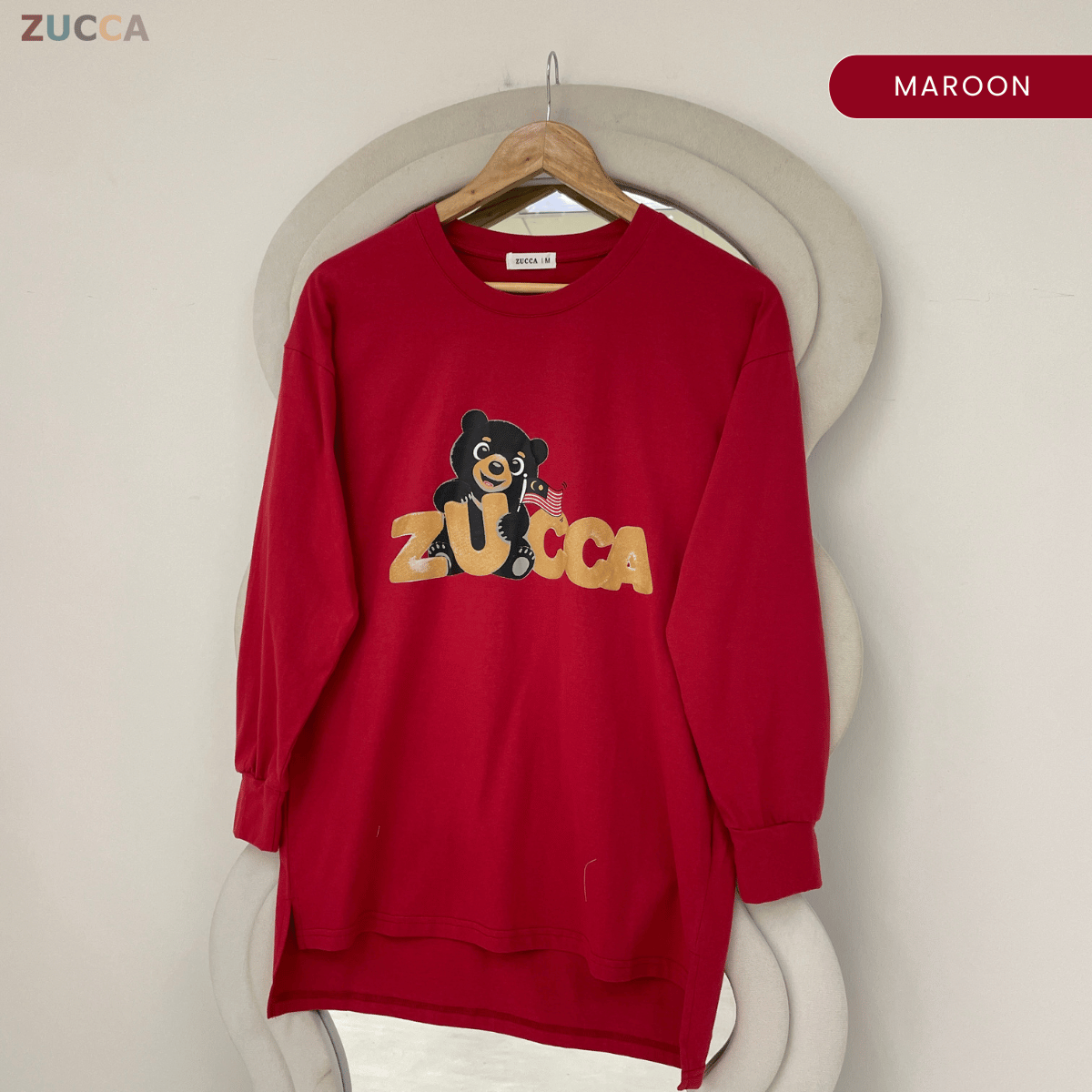 ZUCCA NARISA PATRIOT BEAR CASUAL TOP-MA267
