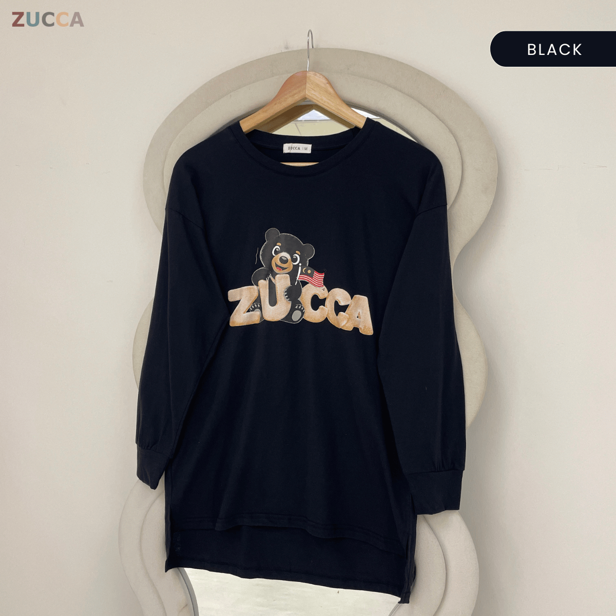 ZUCCA NARISA PATRIOT BEAR CASUAL TOP-MA267
