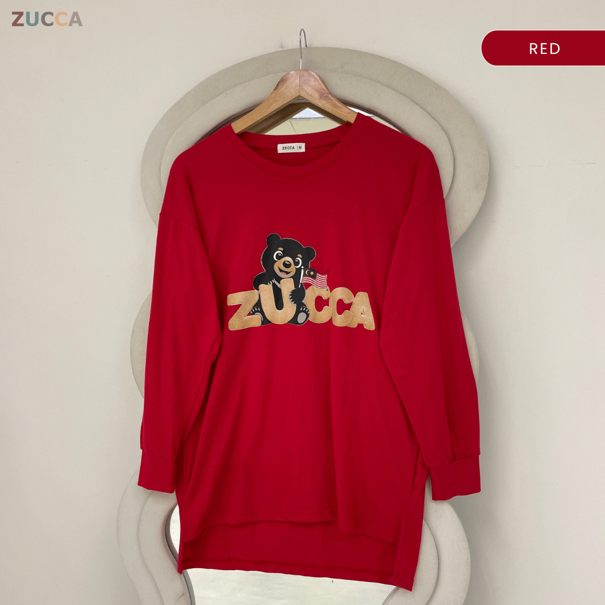 ZUCCA NARISA PATRIOT BEAR CASUAL TOP-MA267