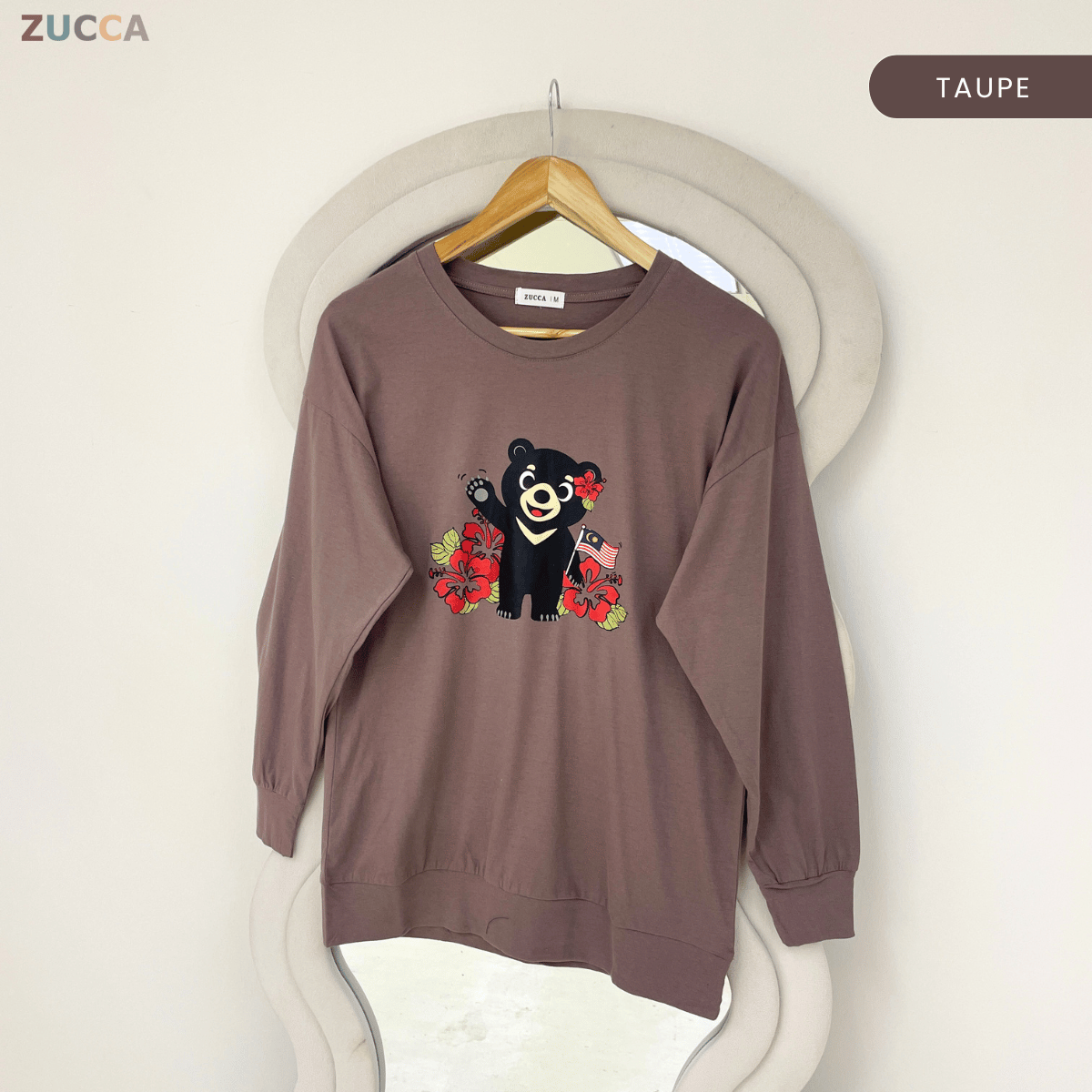 ZUCCA MILIA BUNGA RAYA MERDEKA GRAPHIC TEE - MA268
