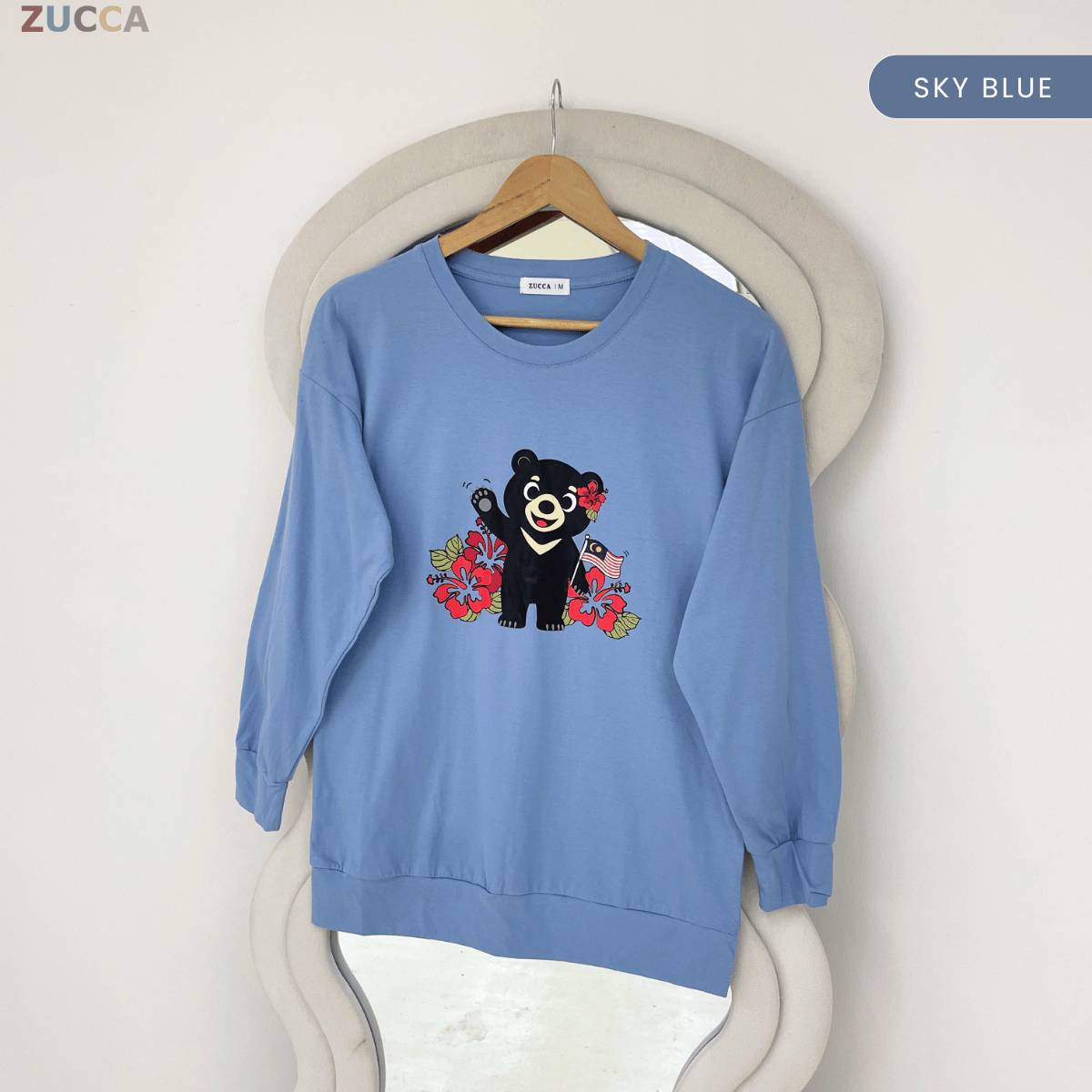 ZUCCA MILIA BUNGA RAYA MERDEKA GRAPHIC TEE - MA268