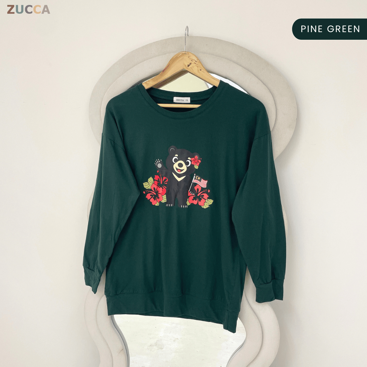 ZUCCA MILIA BUNGA RAYA MERDEKA GRAPHIC TEE - MA268