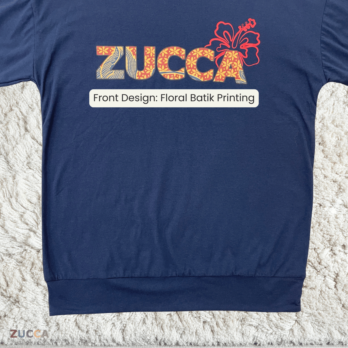 ZUCCA ALANA FLORAL BATIK LONG SLEEVE TOP - MA270