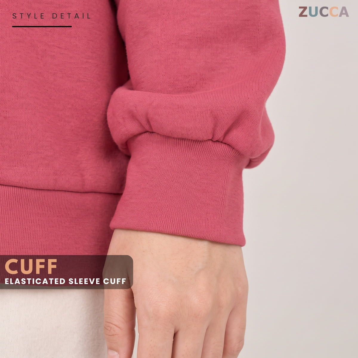 ZUCCA BALQIS TEDDY BEAR GRAPHIC SWEATSHIRT LONG SLEEVE-MA287