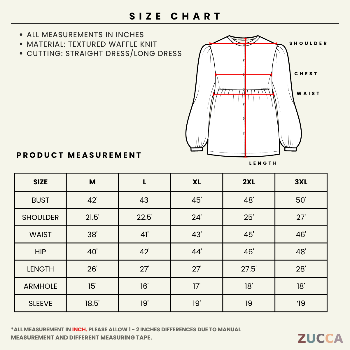 ZUCCA SHAZIA HENLEY GRAPHIC TEXTURED TOP-MA228(GN300)