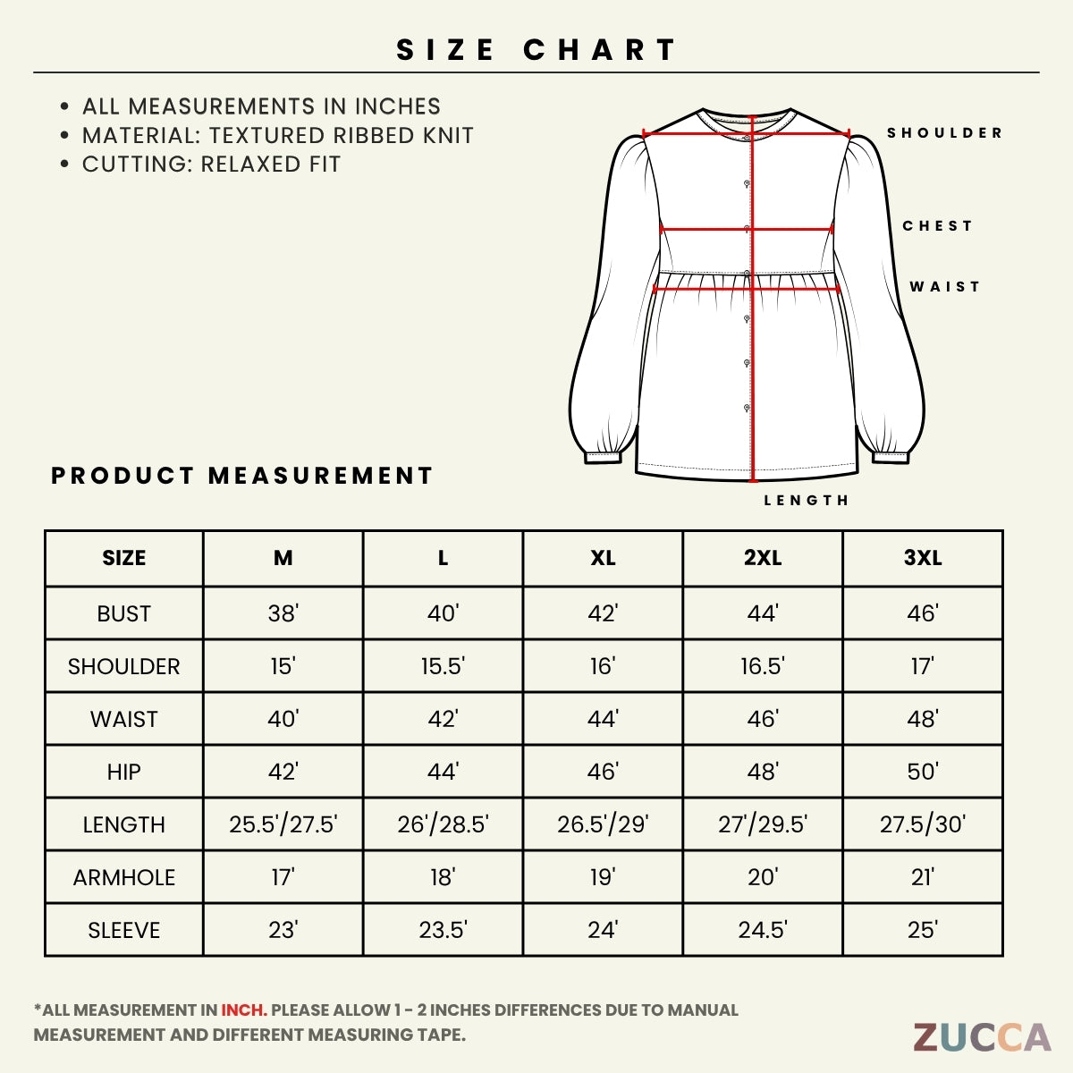 ZUCCA HANIM WOMEN MODEST FLORAL GRAPHIC BLOUSE - MA290