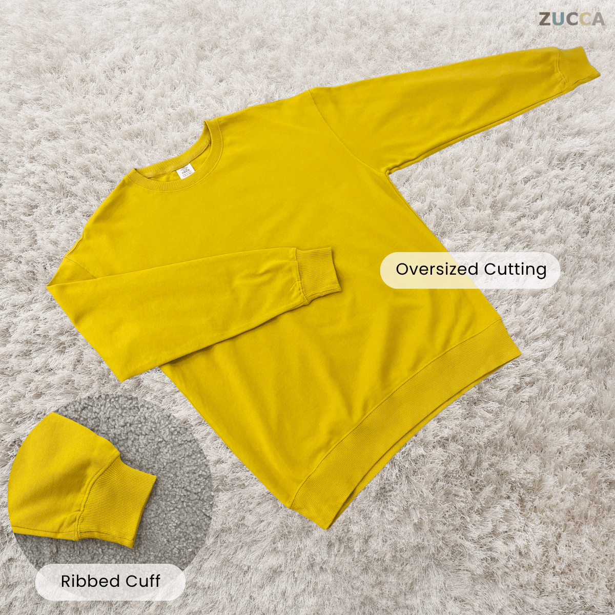 ZUCCA LYDENA KASUAL WOMEN SWEATSHIRT LONG SLEEVE - MAC1004 (SW150)