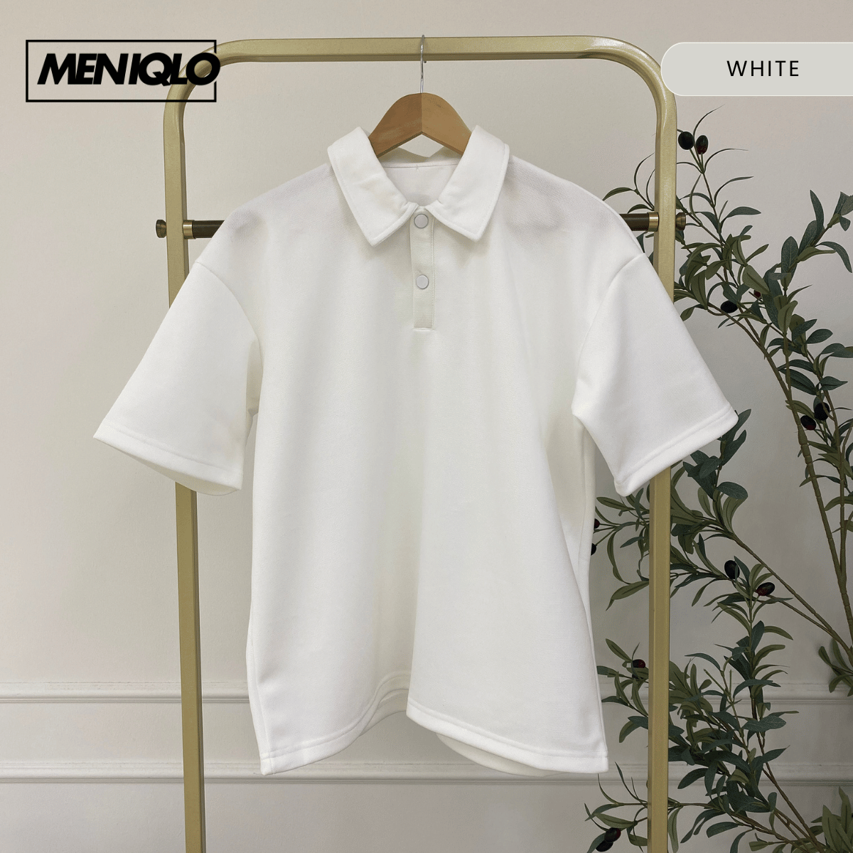 MENIQLO JOHAN COMFORT POLO TEE SHORT SLEEVE