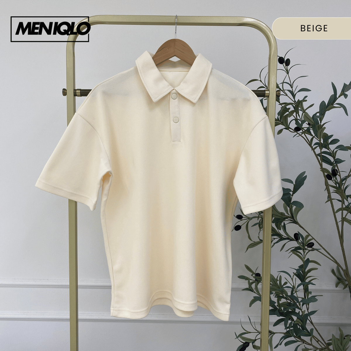 MENIQLO JOHAN COMFORT POLO TEE SHORT SLEEVE