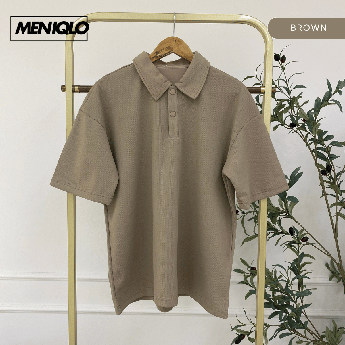 MENIQLO JOHAN COMFORT POLO TEE SHORT SLEEVE