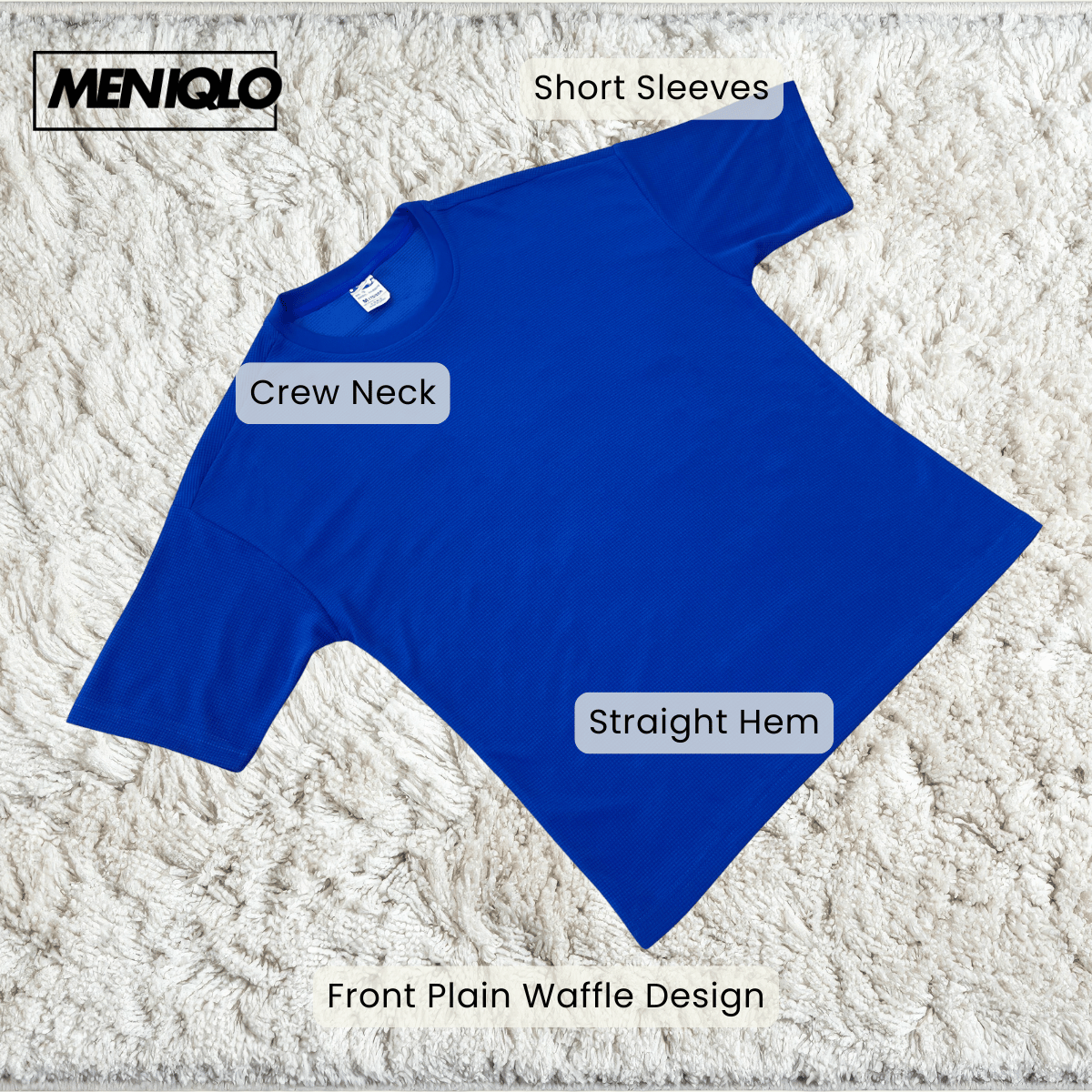MENIQLO EZRIN AIRFLOW WAFFLE PERFORMANCE TEE - MAC1011