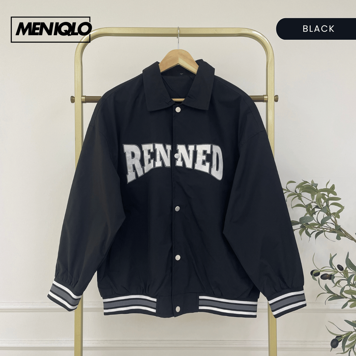 MENIQLO MARCEL RETRO VARSITY JACKET - MAC1015