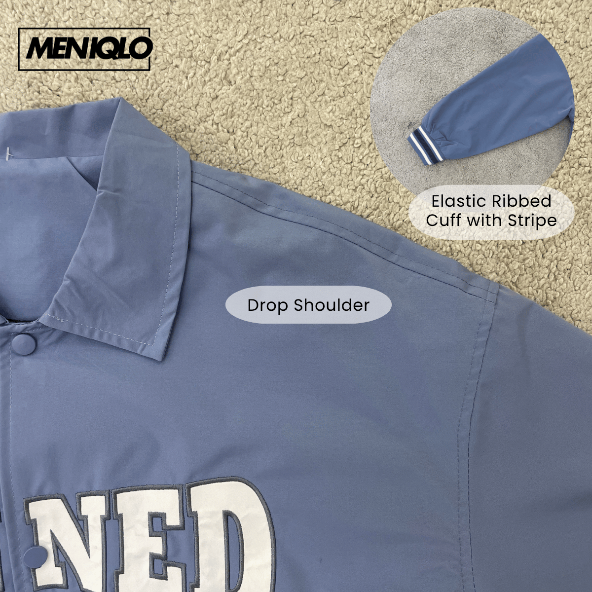 MENIQLO MARCEL RETRO VARSITY JACKET - MAC1015