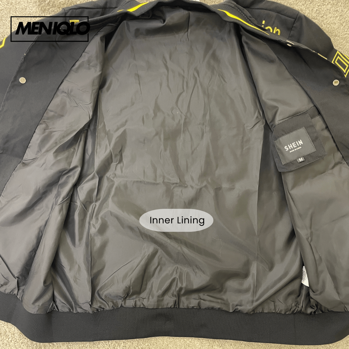 MENIQLO KAEL VARSITY BOMBER JACKET MEN STREETWEAR - MAC1014