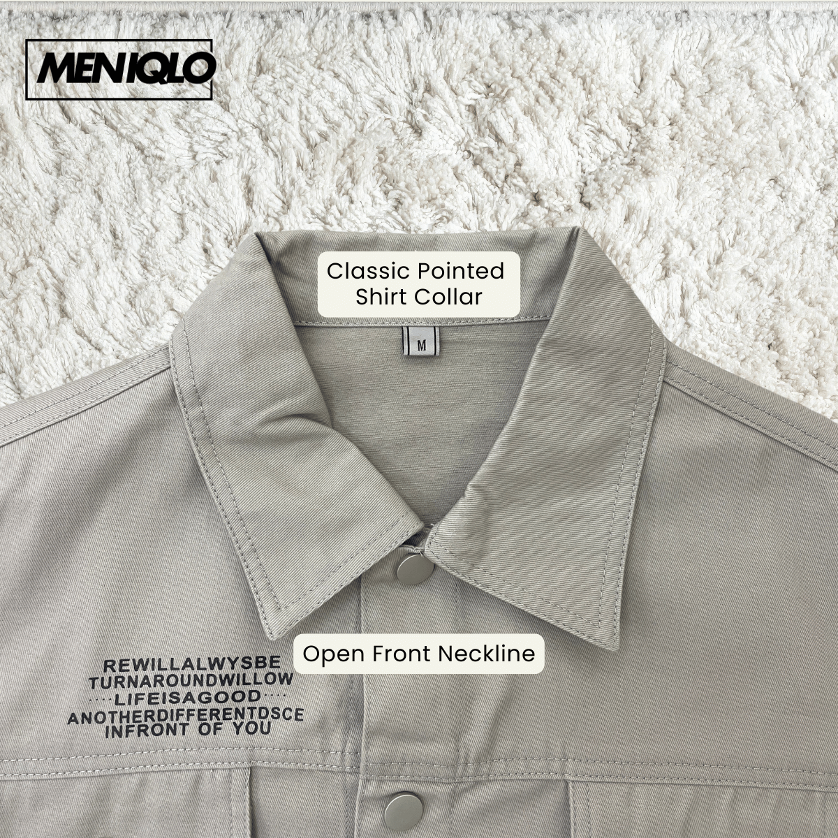 MENIQLO RAYDEN MULTI POCKET UTILITY TWILL JACKET - MAC1018 (SW6608)