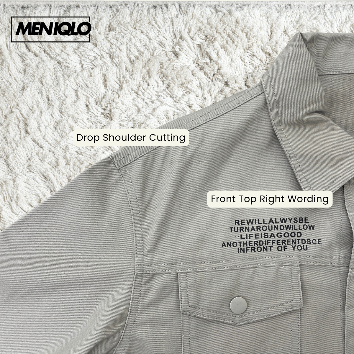 MENIQLO RAYDEN MULTI POCKET UTILITY TWILL JACKET - MAC1018 (SW6608)