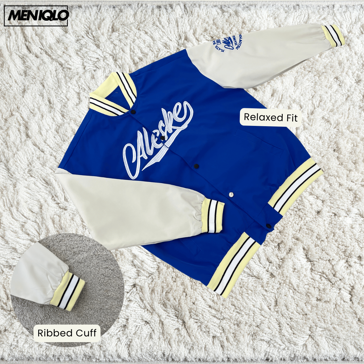 MENIQLO SIMON STREETWEAR VARSITY JACKET - MAC1020(SW239)