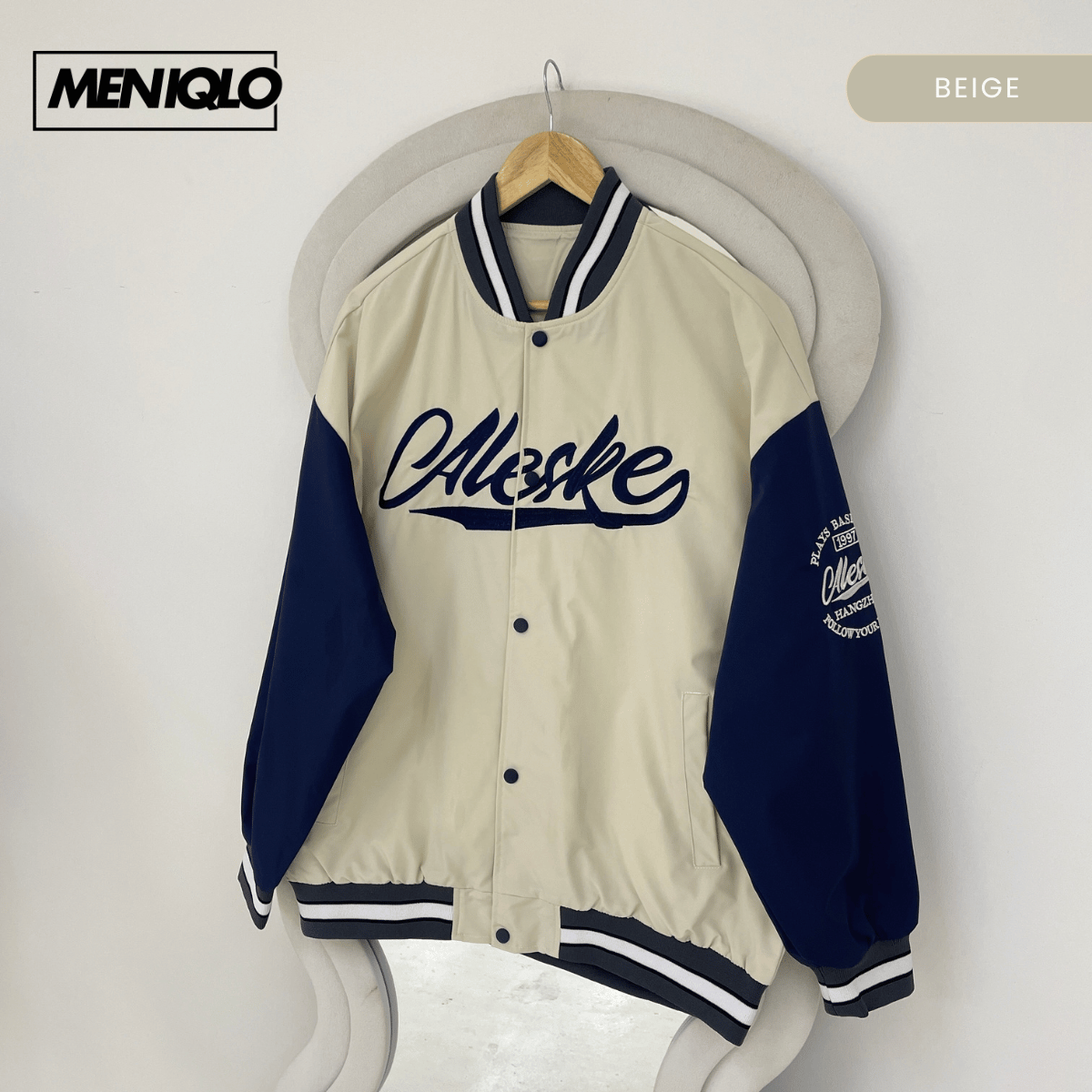 MENIQLO SIMON STREETWEAR VARSITY JACKET - MAC1020(SW239)