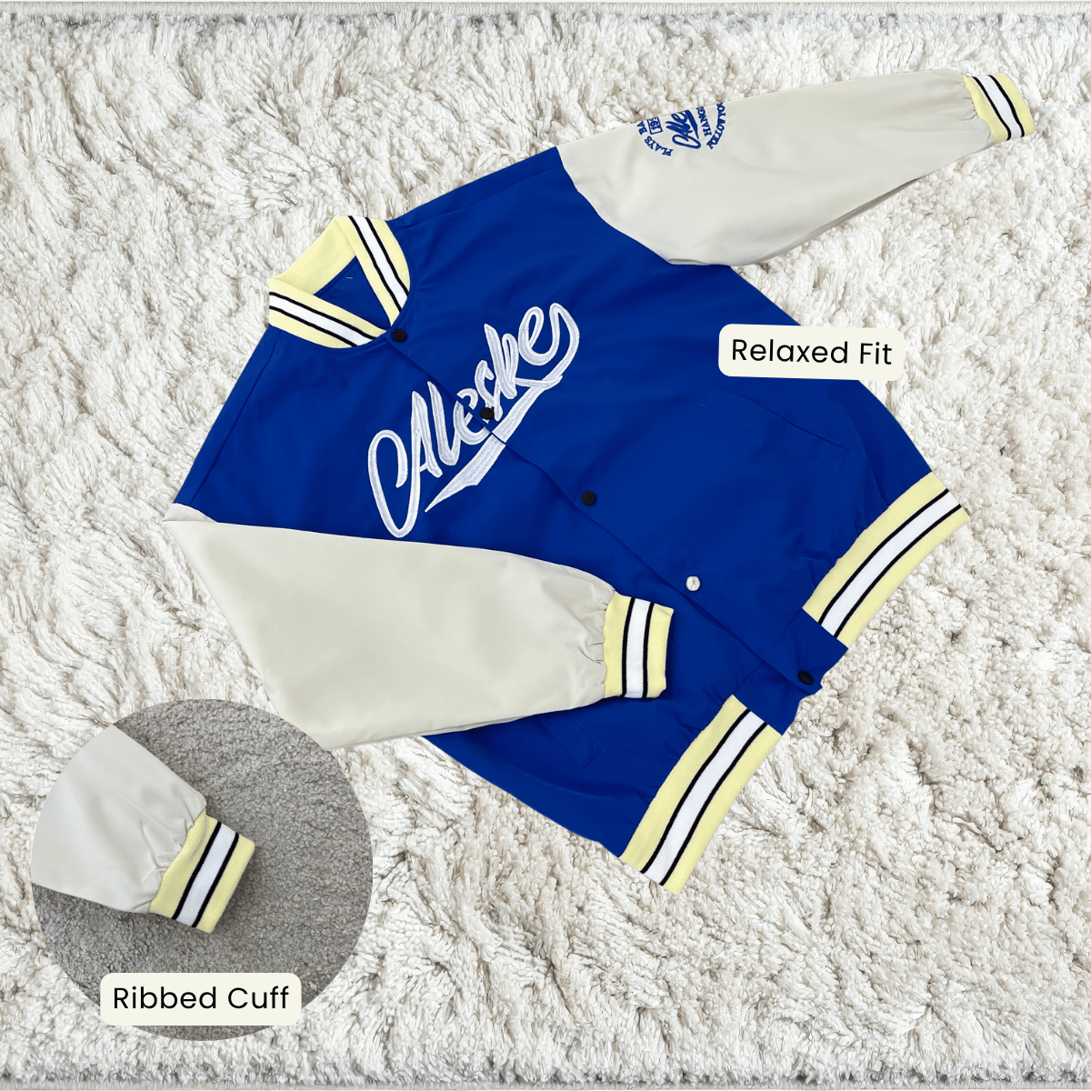 ZUCCA AVEN STREETWEAR VARSITY JACKET - MAC1020(SW239)
