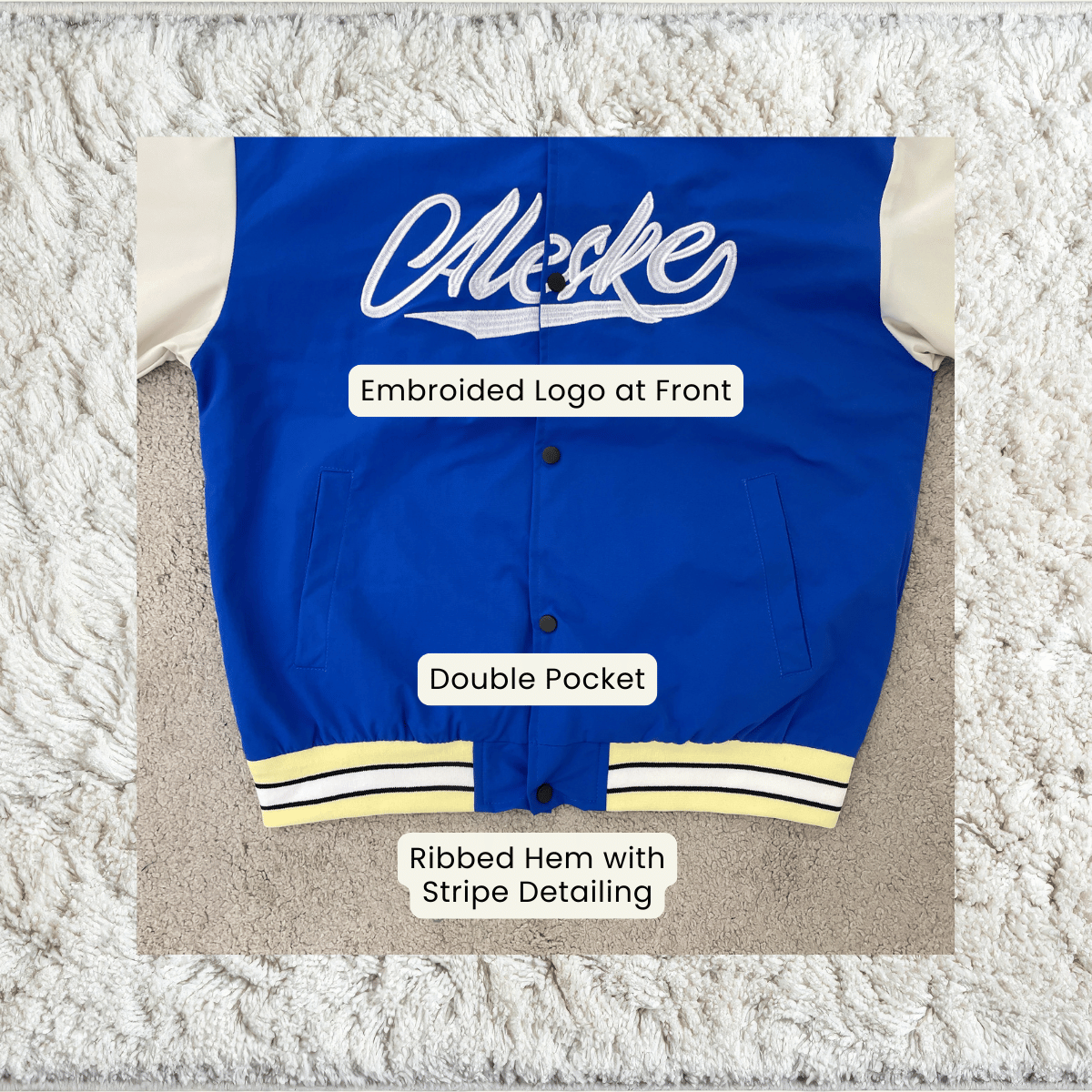 ZUCCA AVEN STREETWEAR VARSITY JACKET - MAC1020(SW239)