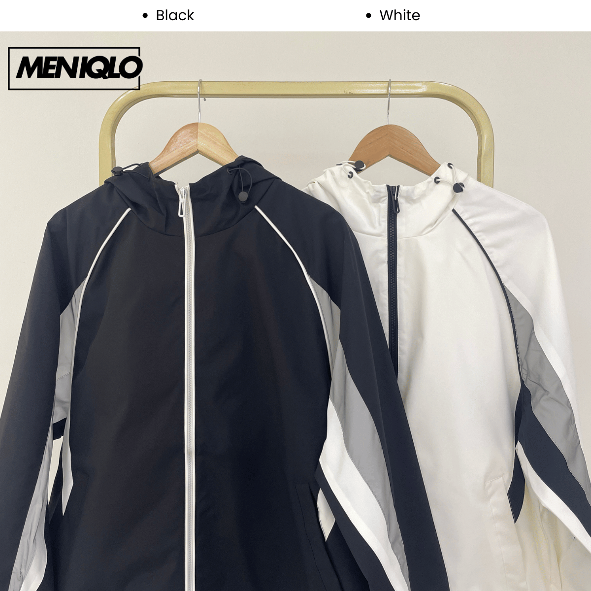 MENIQLO ZAVIAN HOODED WINDBREAKER JACKET-MAC1023(J6062)