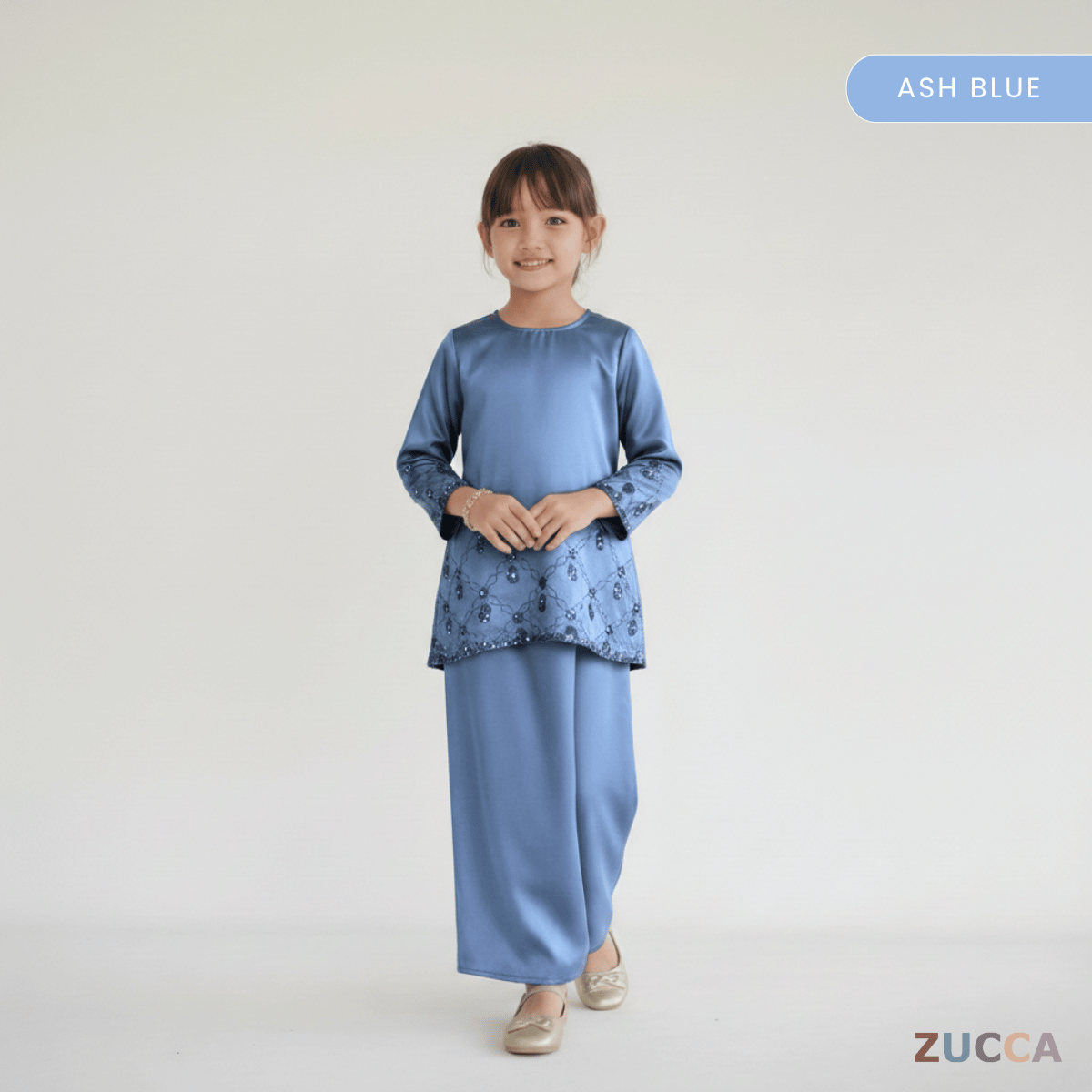 [JOM RAYA 2026] ZUCCA SITI KIDS KURUNG BLOOMING RAYA EDITION-MARAYA002A