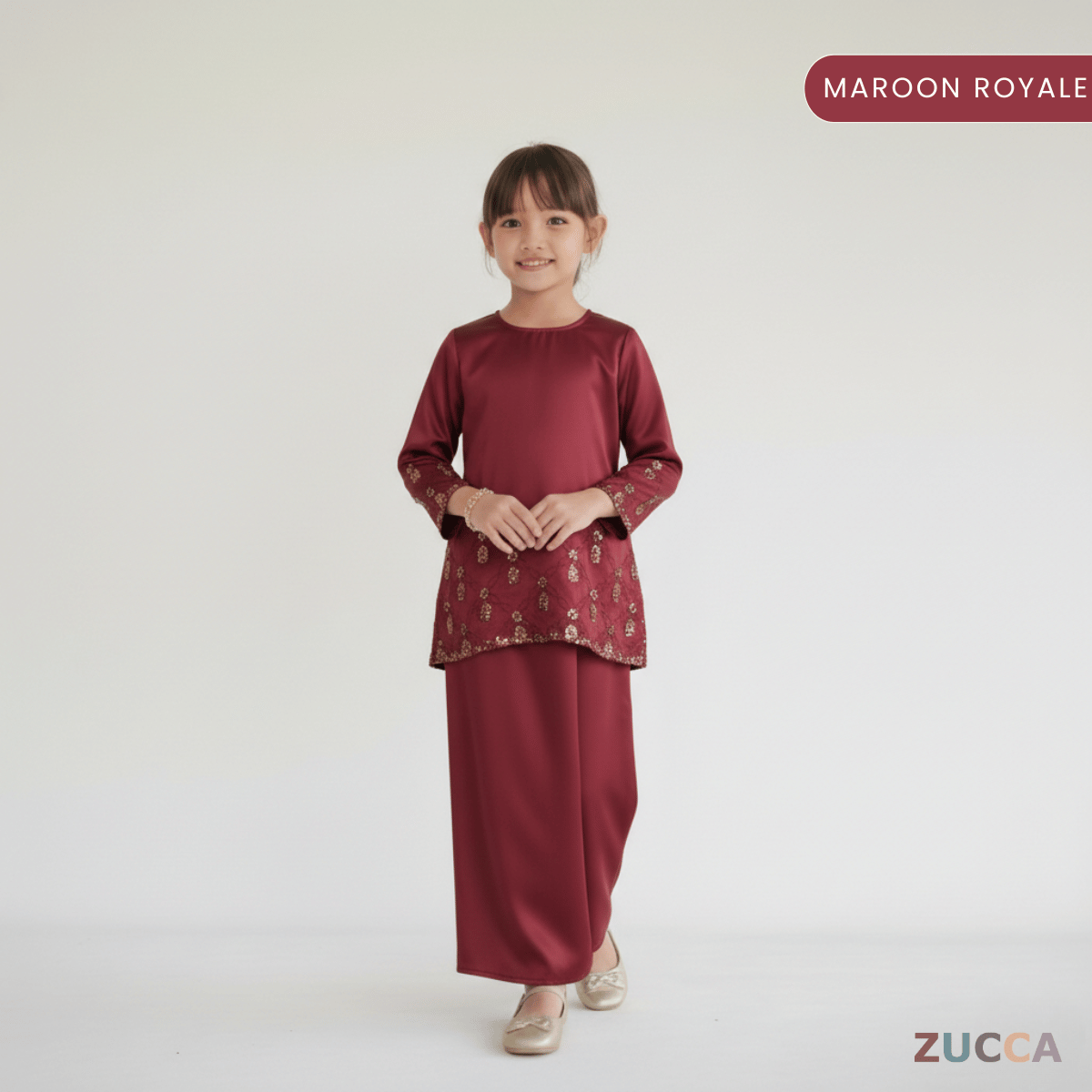 [JOM RAYA 2026] ZUCCA SITI KIDS KURUNG BLOOMING RAYA EDITION-MARAYA002A