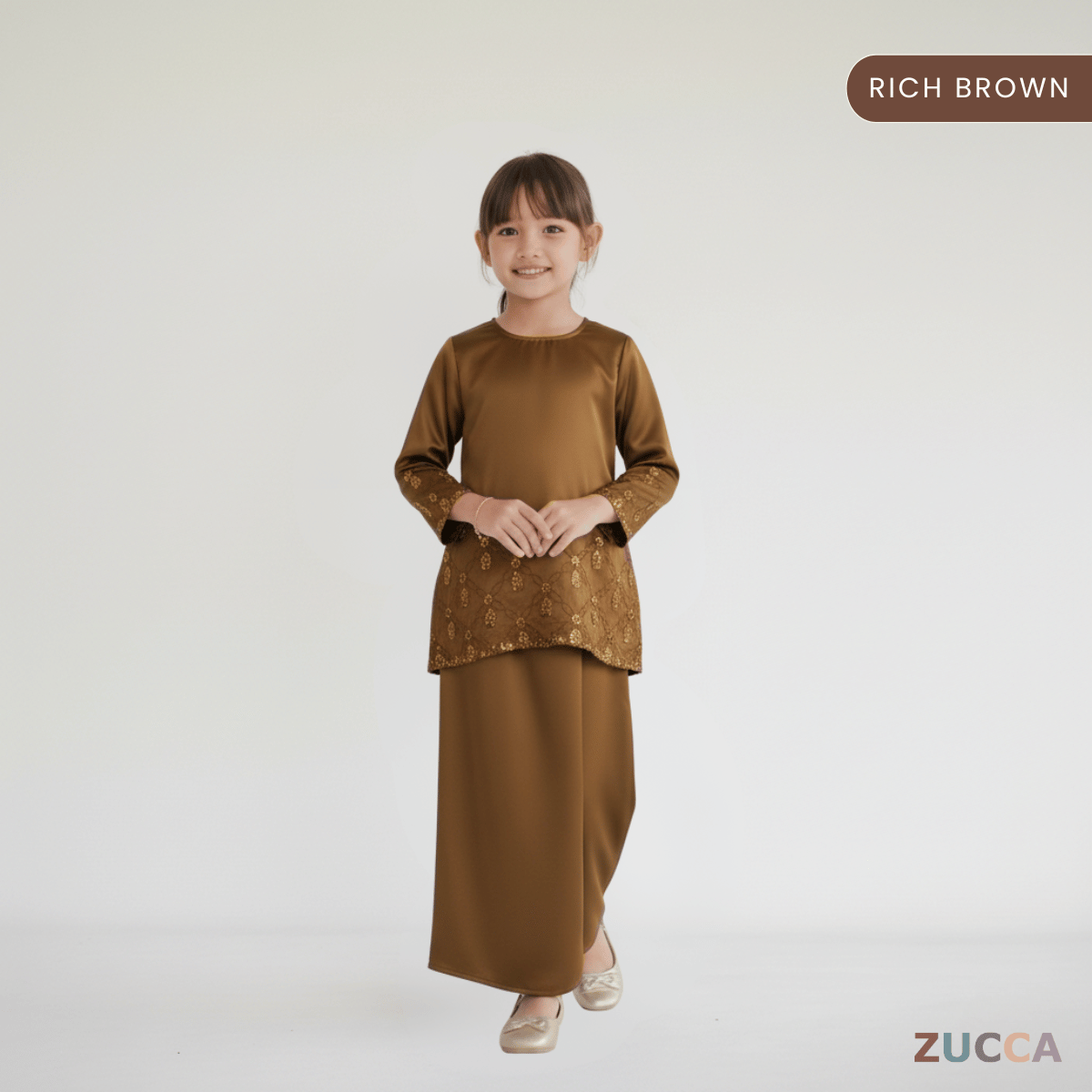 [JOM RAYA 2026] ZUCCA SITI KIDS KURUNG BLOOMING RAYA EDITION-MARAYA002A