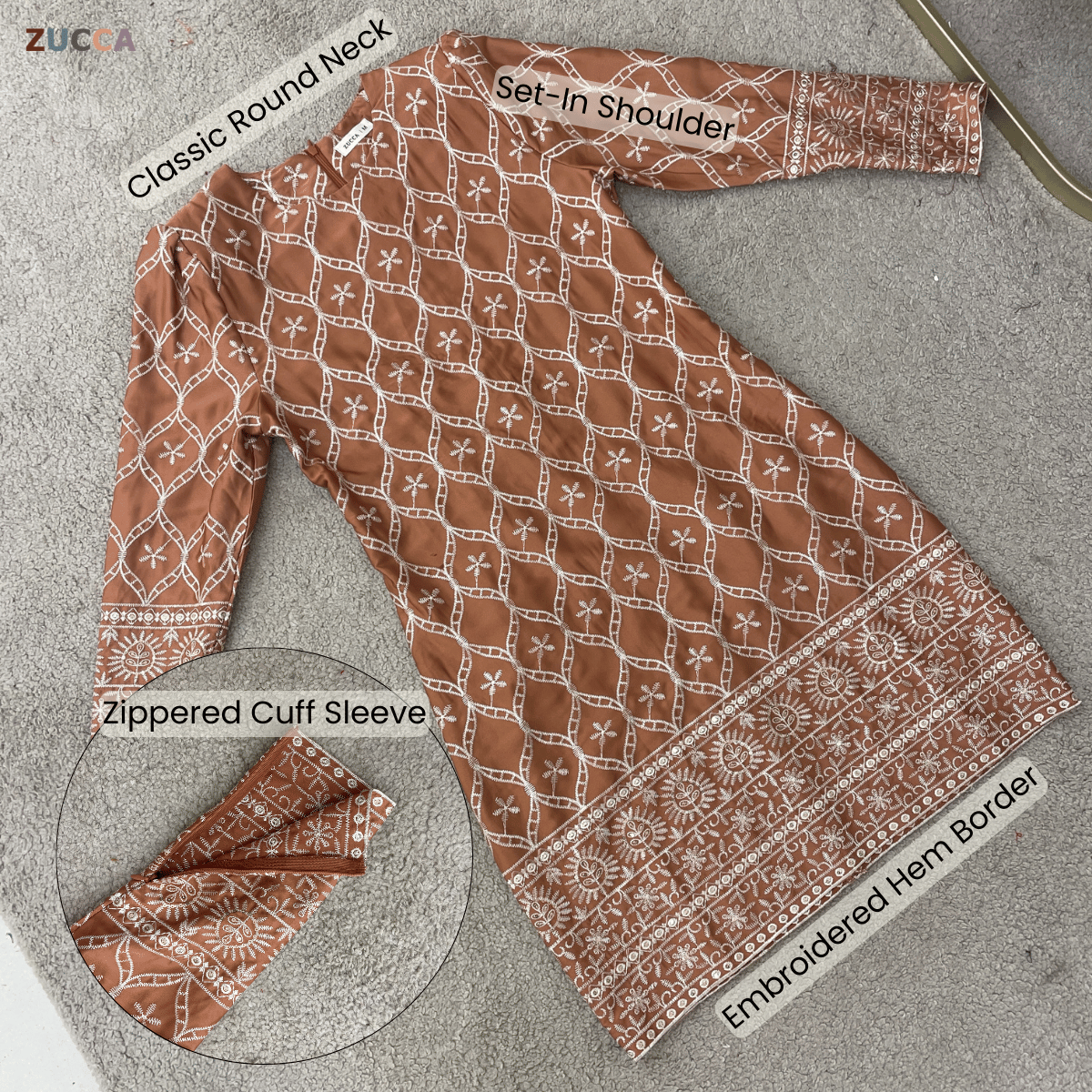 [JOM RAYA 2026] ZUCCA SALOMA KURUNG CAHAYA EMBUN RAYA EDITION - MARAYA004