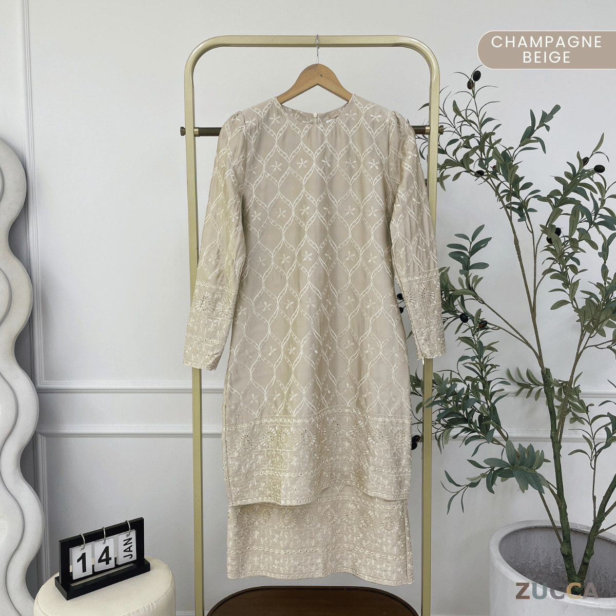 [JOM RAYA 2026] ZUCCA SALOMA KURUNG CAHAYA EMBUN RAYA EDITION - MARAYA004