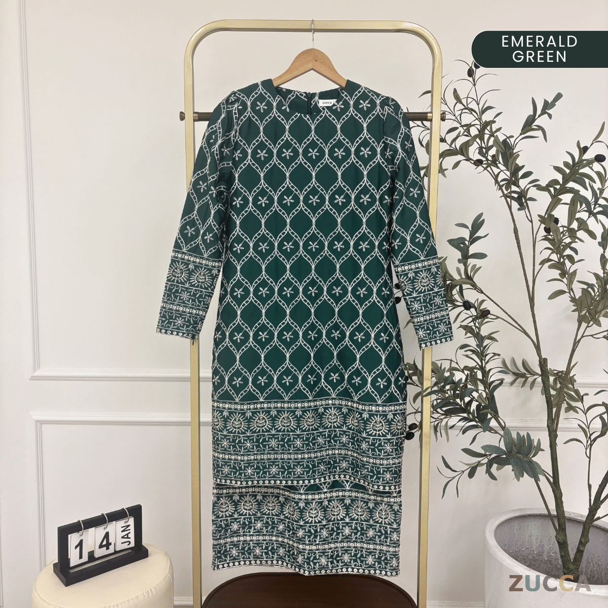 [JOM RAYA 2026] ZUCCA SALOMA KURUNG CAHAYA EMBUN RAYA EDITION - MARAYA004