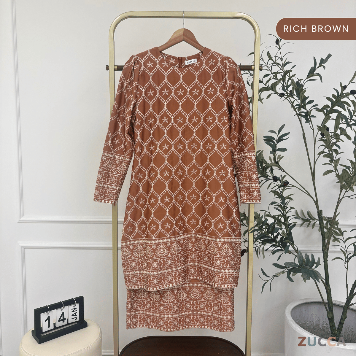 [JOM RAYA 2026] ZUCCA SALOMA KURUNG CAHAYA EMBUN RAYA EDITION - MARAYA004