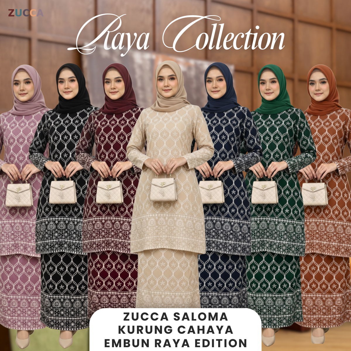 [JOM RAYA 2026] ZUCCA SALOMA KURUNG CAHAYA EMBUN RAYA EDITION - MARAYA004