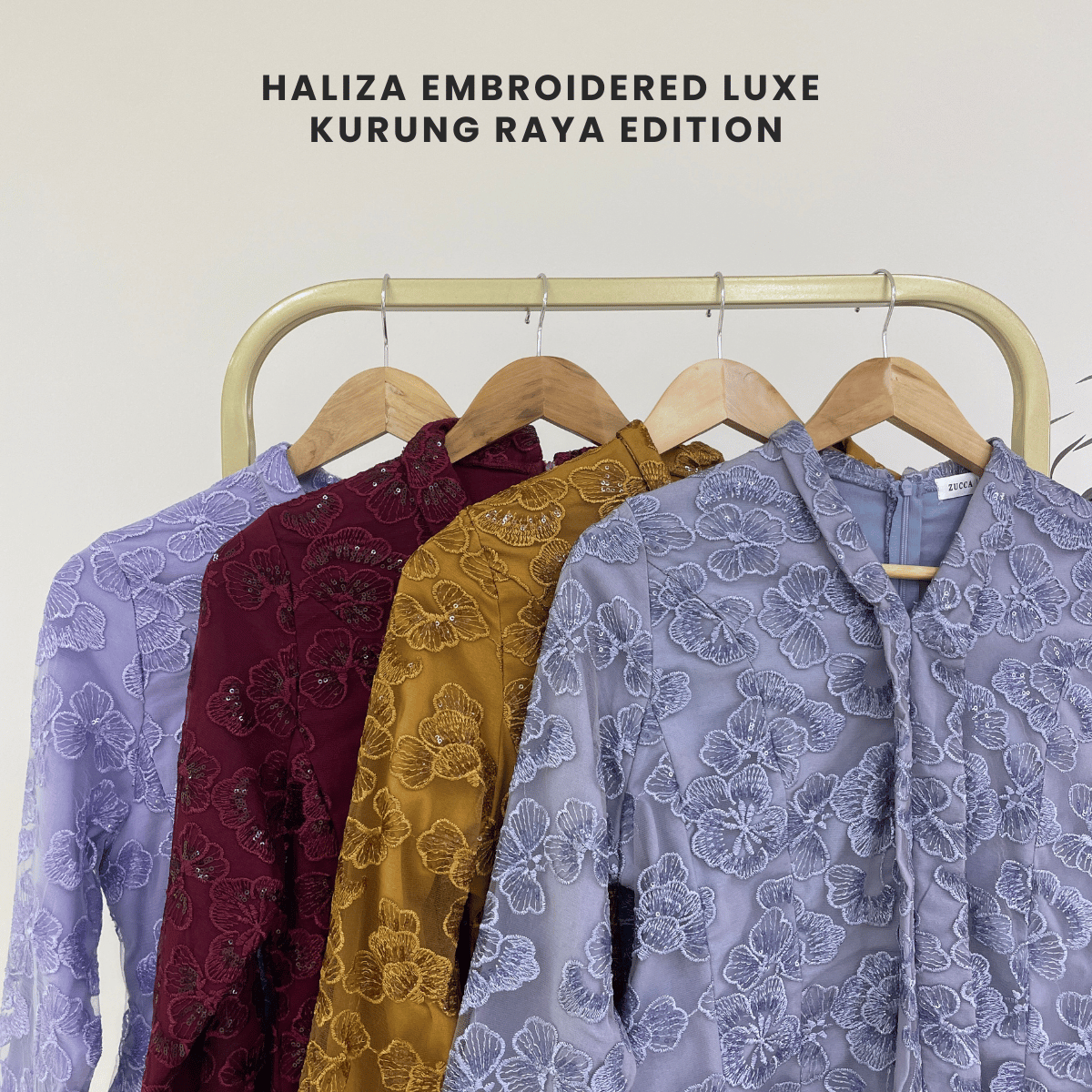 [JOM RAYA 2026] ZUCCA HALIZA EMBROIDERED LUXE KURUNG RAYA EDITION-MARAYA005