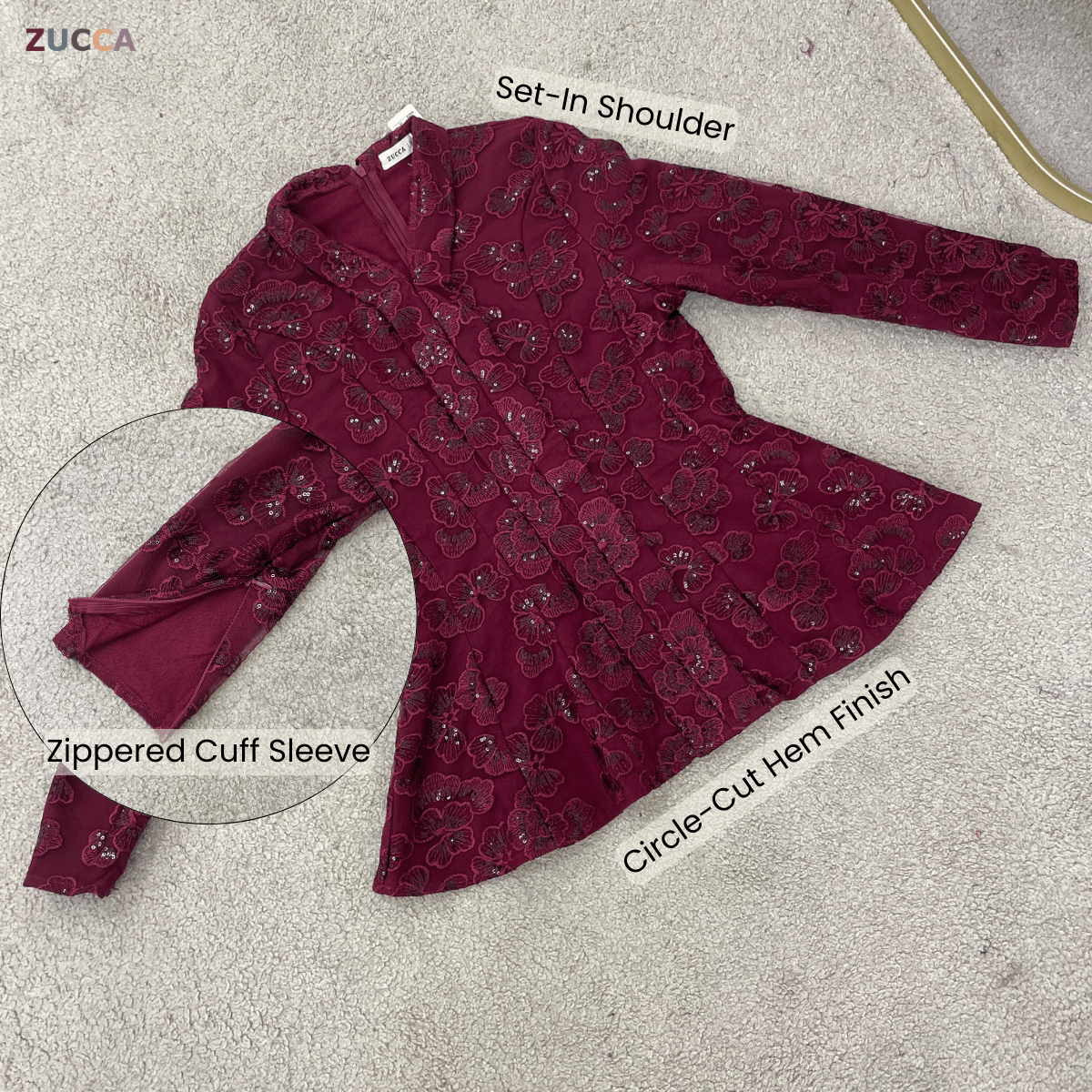 [JOM RAYA 2026] ZUCCA HALIZA EMBROIDERED LUXE KURUNG RAYA EDITION-MARAYA005