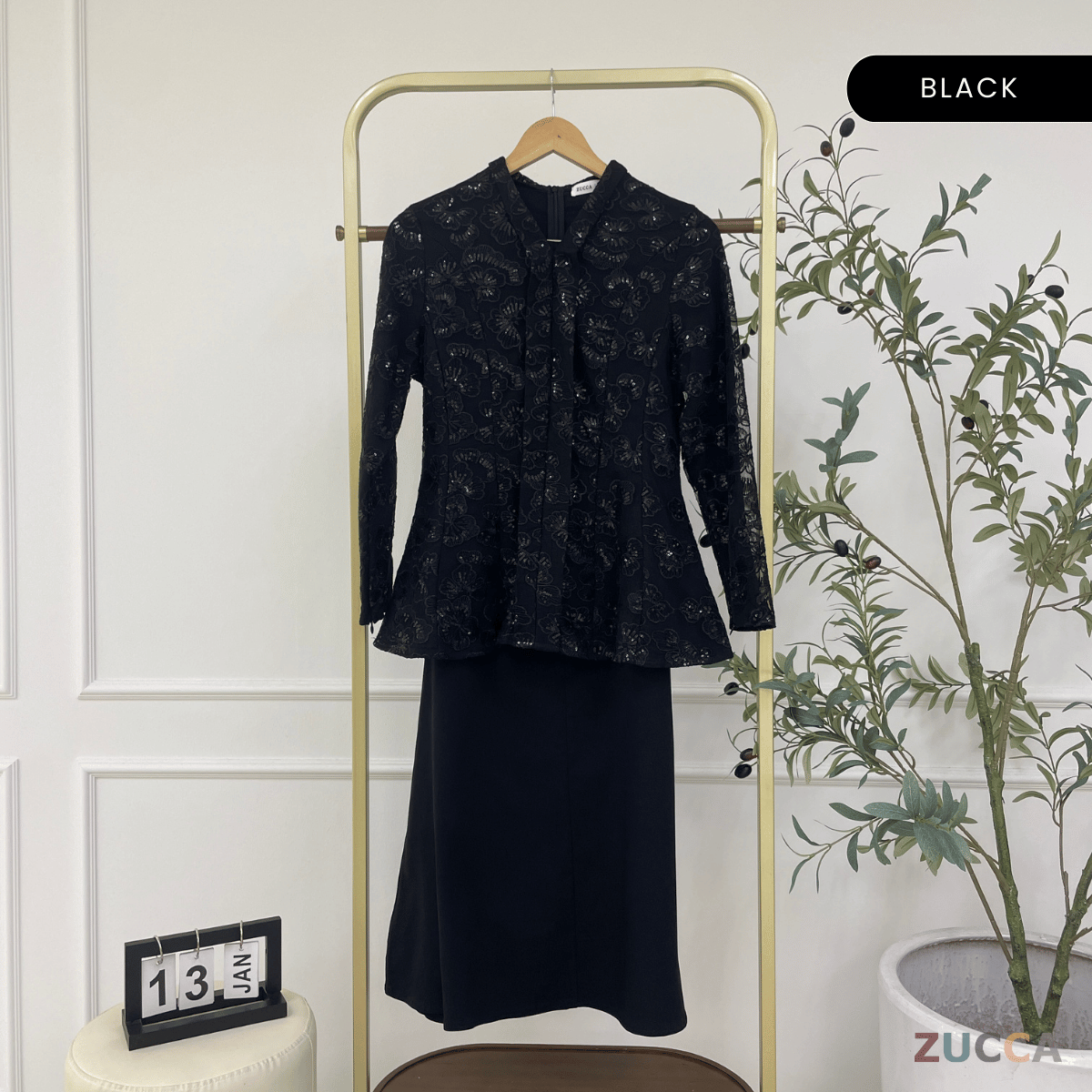 [JOM RAYA 2026] ZUCCA HALIZA EMBROIDERED LUXE KURUNG RAYA EDITION-MARAYA005