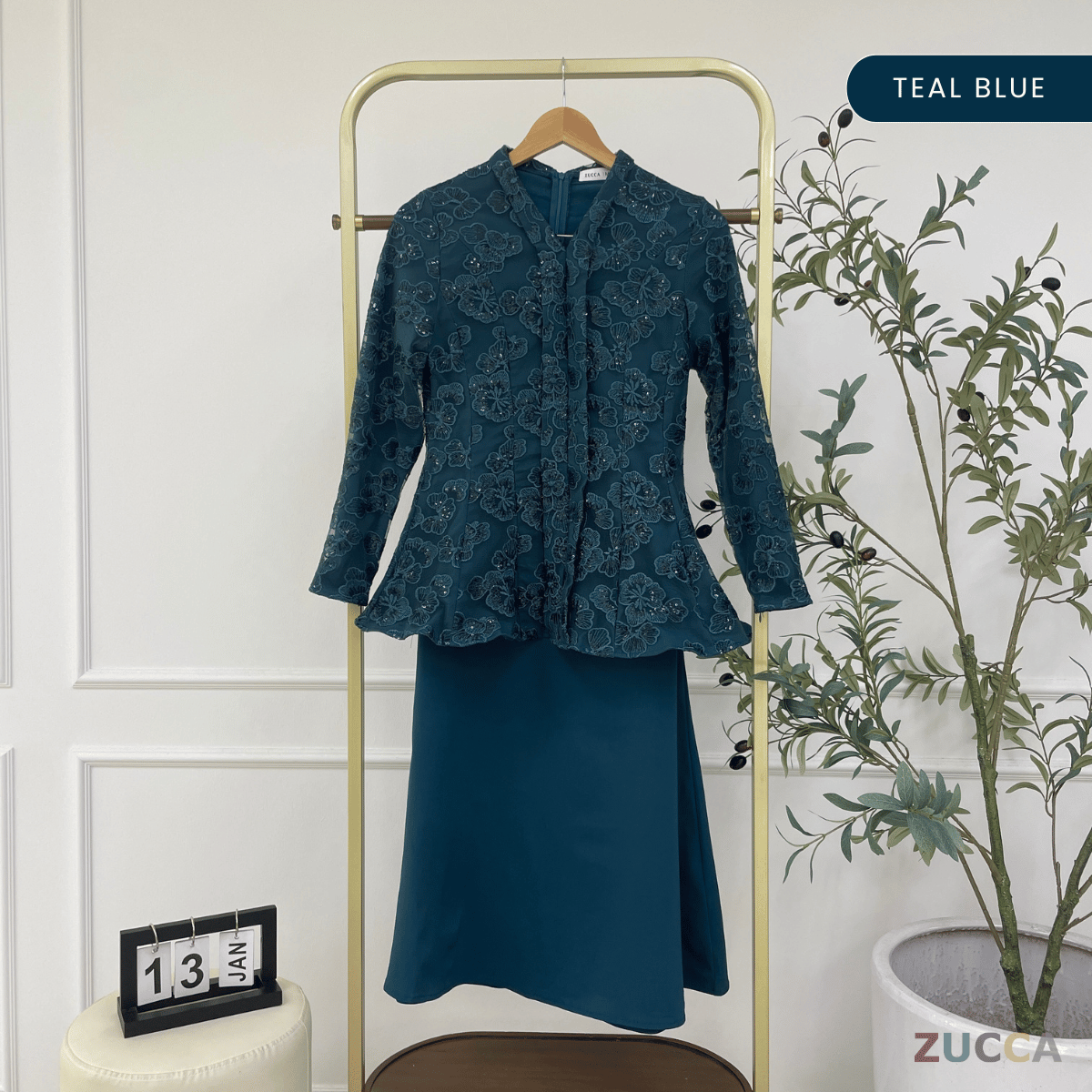 [JOM RAYA 2026] ZUCCA HALIZA EMBROIDERED LUXE KURUNG RAYA EDITION-MARAYA005