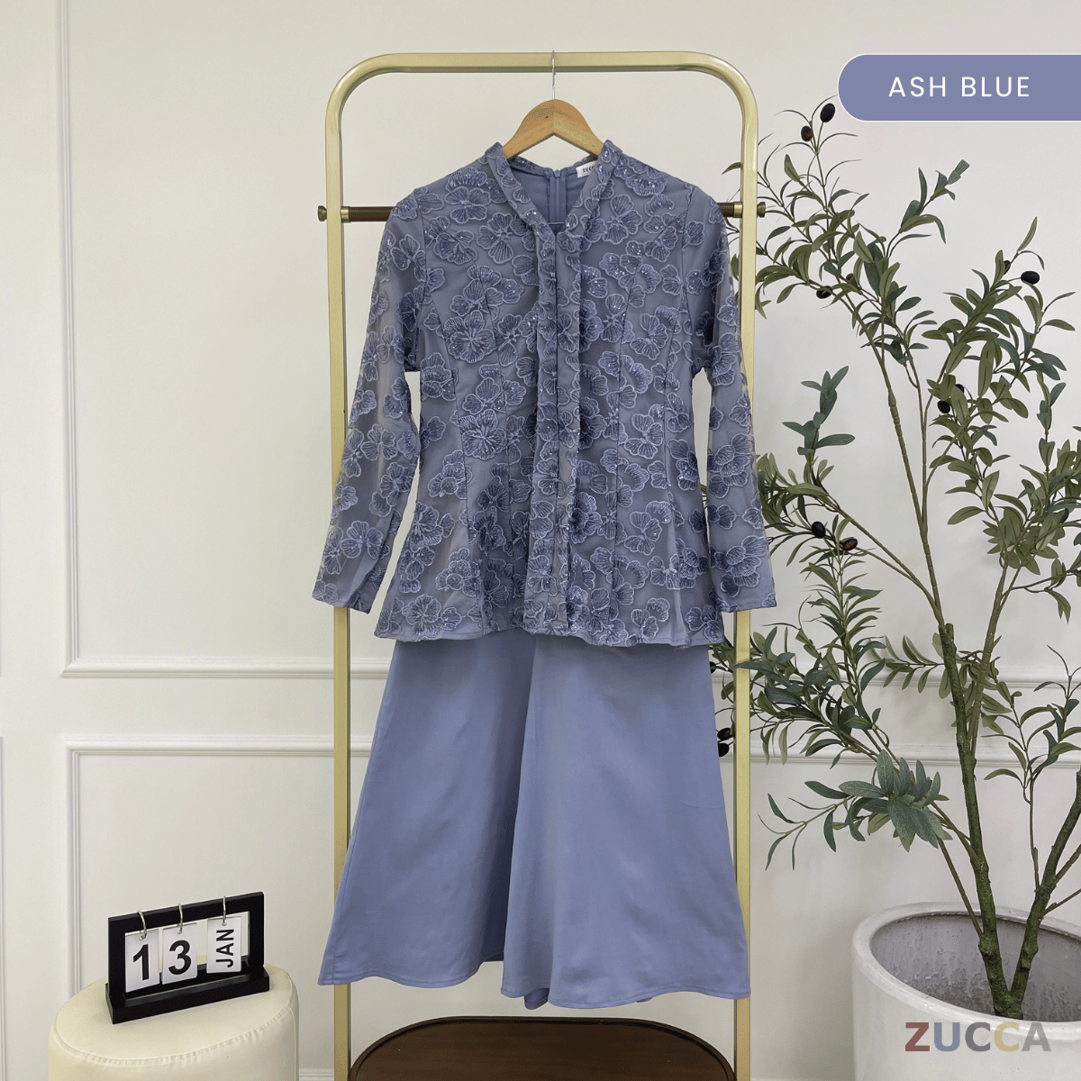 [JOM RAYA 2026] ZUCCA HALIZA EMBROIDERED LUXE KURUNG RAYA EDITION-MARAYA005