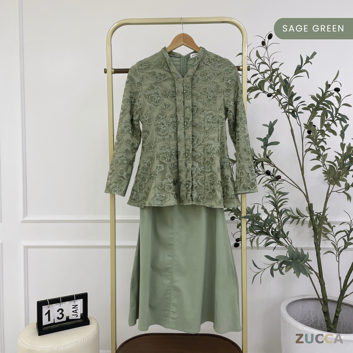 [JOM RAYA 2026] ZUCCA HALIZA EMBROIDERED LUXE KURUNG RAYA EDITION-MARAYA005