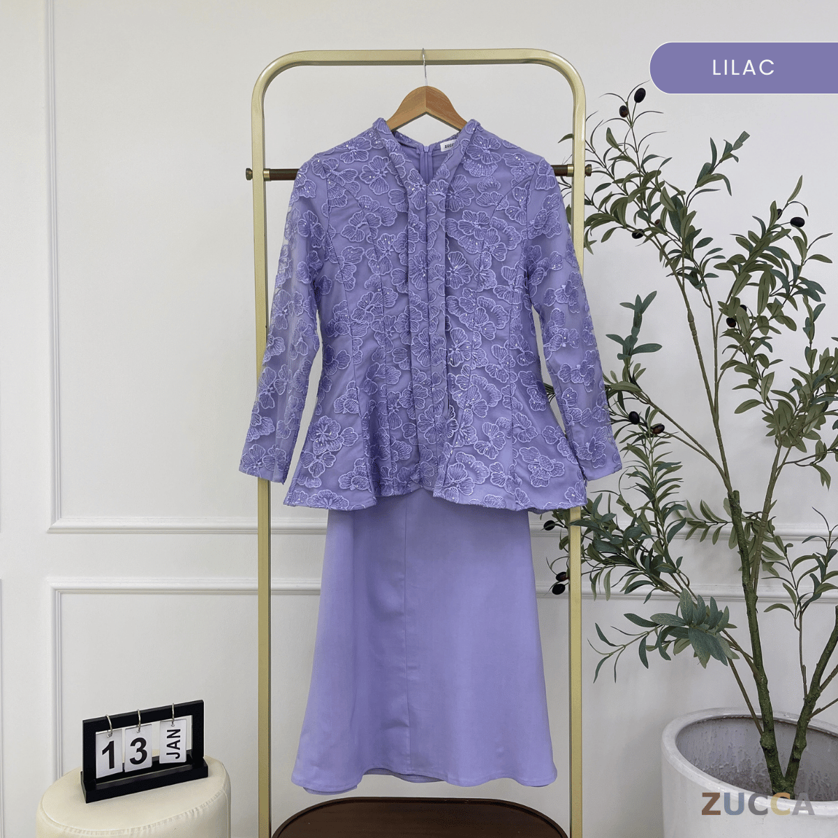 [JOM RAYA 2026] ZUCCA HALIZA EMBROIDERED LUXE KURUNG RAYA EDITION-MARAYA005