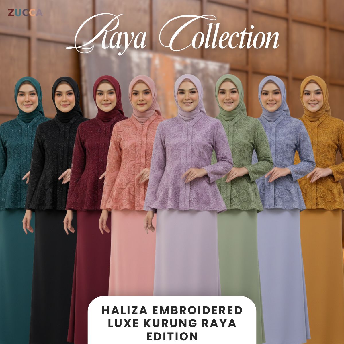 [JOM RAYA 2026] ZUCCA HALIZA EMBROIDERED LUXE KURUNG RAYA EDITION-MARAYA005