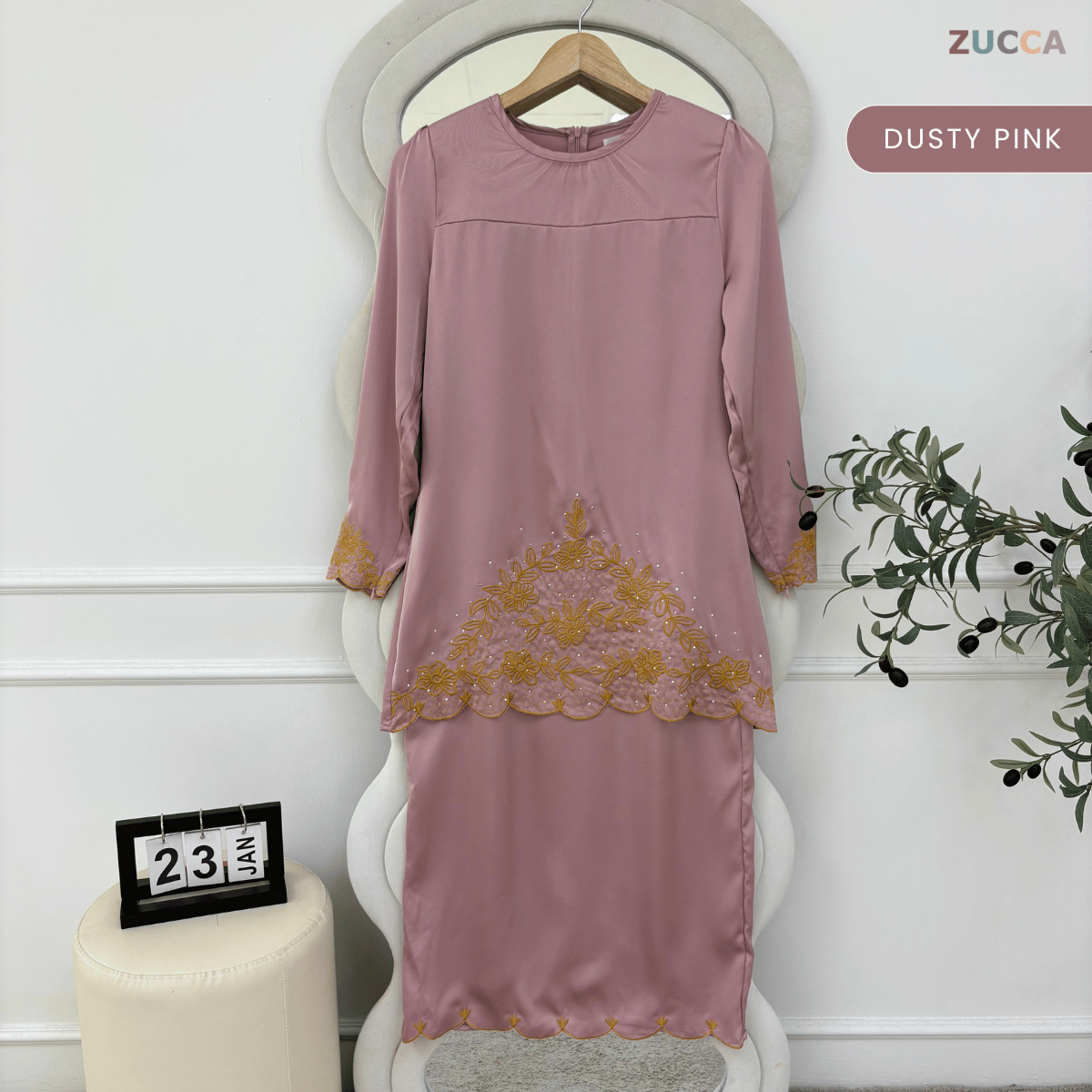 [JOM RAYA 2026] ZUCCA SIDRA KURUNG LUNA SEROJA RAYA EDITION - MARAYA007