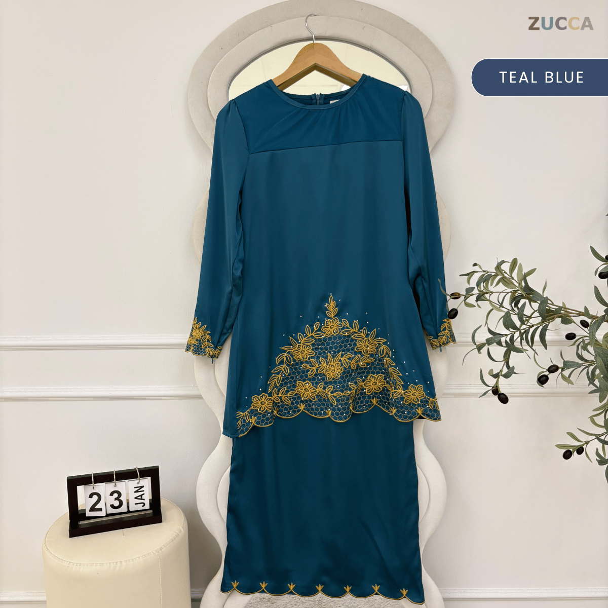 [JOM RAYA 2026] ZUCCA SIDRA KURUNG LUNA SEROJA RAYA EDITION - MARAYA007