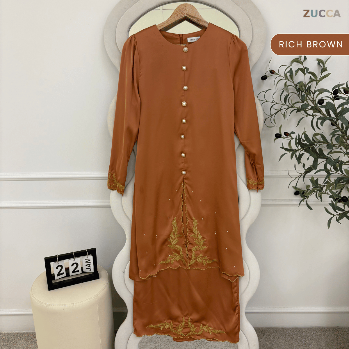 [JOM RAYA 2026] ZUCCA ARSELA KEBAYA CAHAYA MALAM RAYA EDITION - MARAYA008