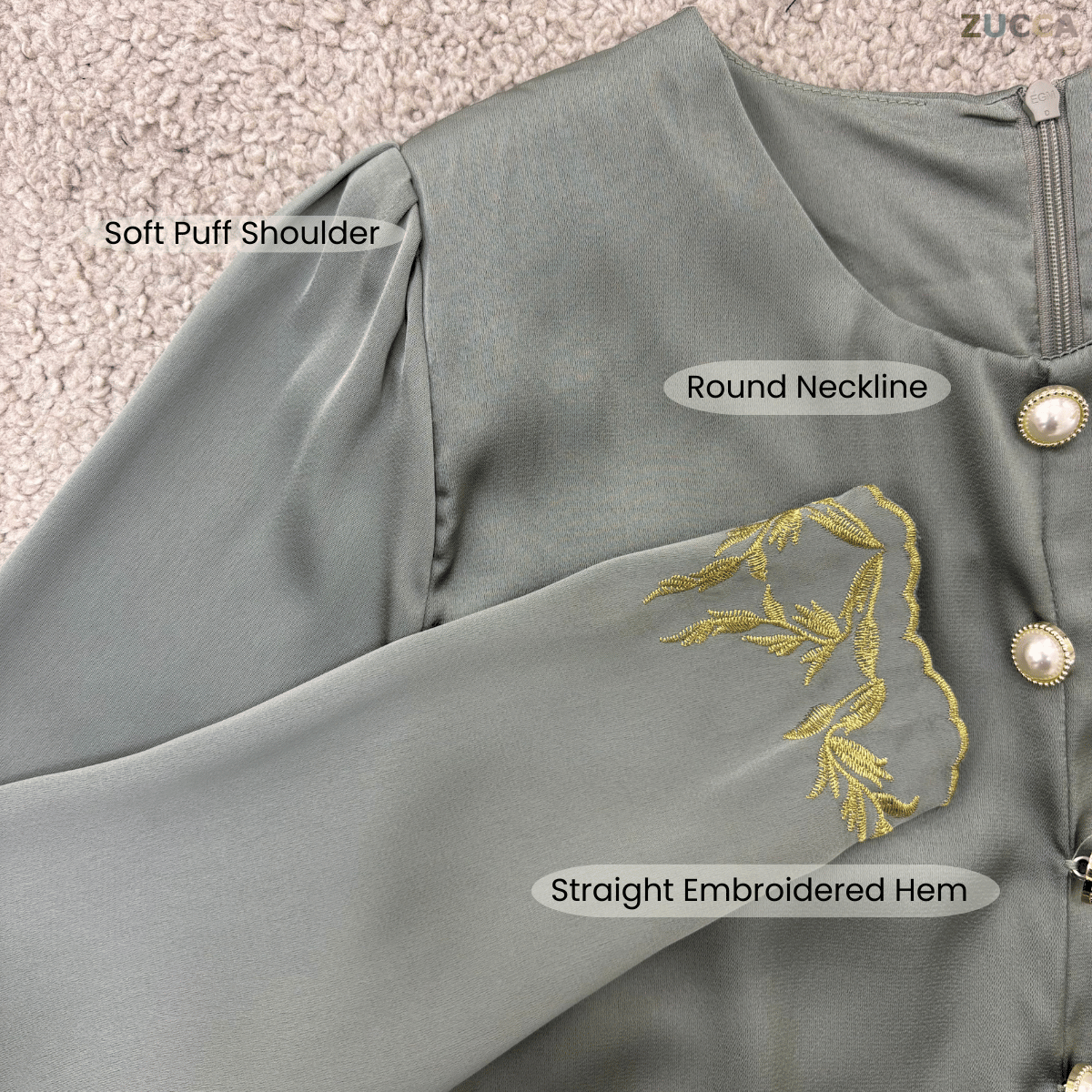 [JOM RAYA 2026] ZUCCA ARSELA KEBAYA CAHAYA MALAM RAYA EDITION - MARAYA008