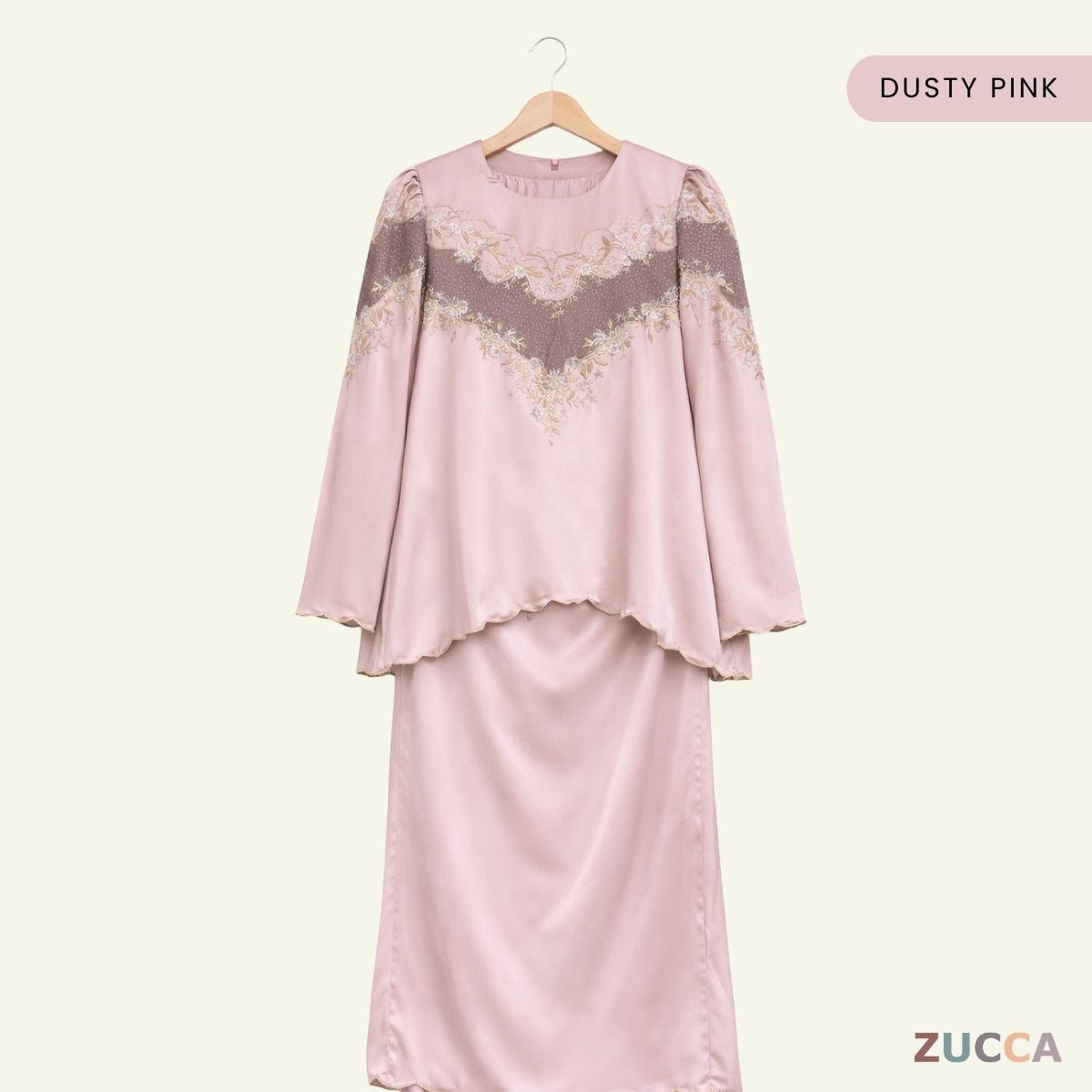 [JOM RAYA 2026] ZUCCA LYSHA CLASSIC LUXE EMBROIDERED MODERN KURUNG – MARAYA009