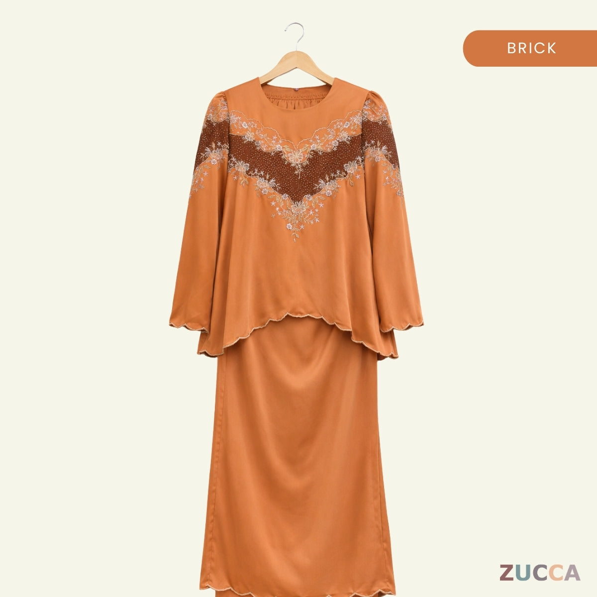 [JOM RAYA 2026] ZUCCA LYSHA CLASSIC LUXE EMBROIDERED MODERN KURUNG – MARAYA009